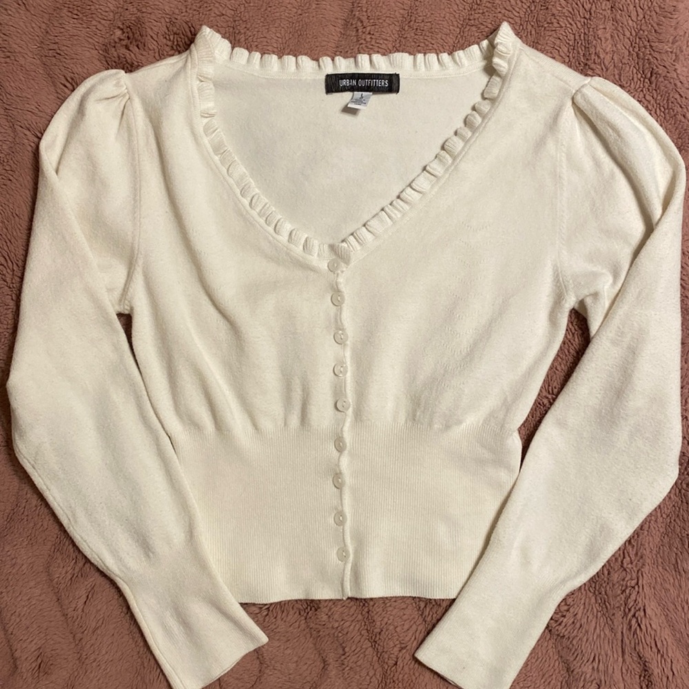 Urban Outfitters Ivory Cardigan/Top